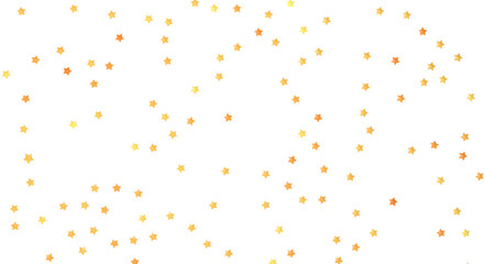 XMAS Stars - Banner with golden decoration. Festive border with falling glitter dust and stars.