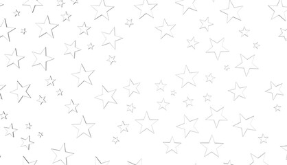 Stars - silver stars -