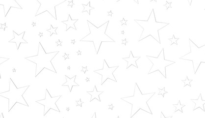 Stars - silver stars -