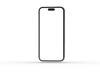 smartphone  With Blank Screen in 3d