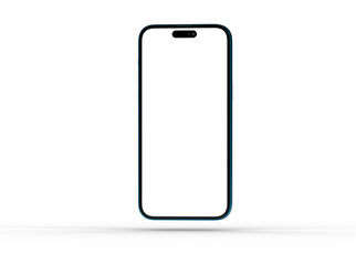 smartphone  With Blank Screen in 3d
