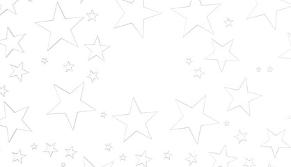 Stars - silver stars -