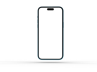 smartphone  With Blank Screen in 3d