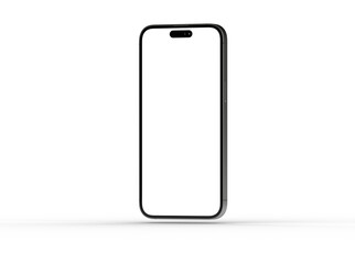 smartphone  With Blank Screen in 3d