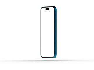 smartphone  With Blank Screen in 3d