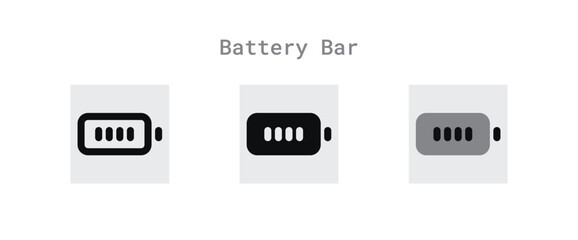 Battery Full Icons Sheet