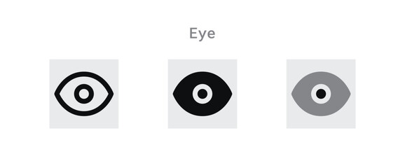 Eye Icons Sheet