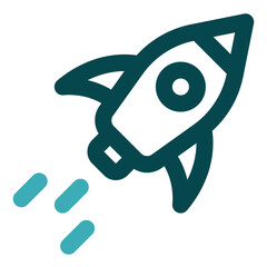 rocket icon for illustration