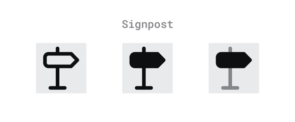 Signpost Icons Sheet