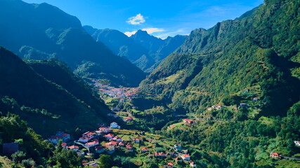 Valley in Boaventura on Madeira