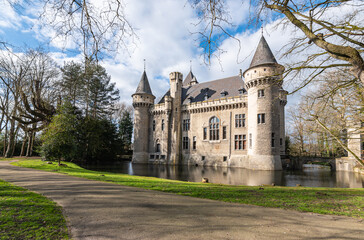 Fototapeta na wymiar Zellaer Castle in Bonheiden, Belgium.