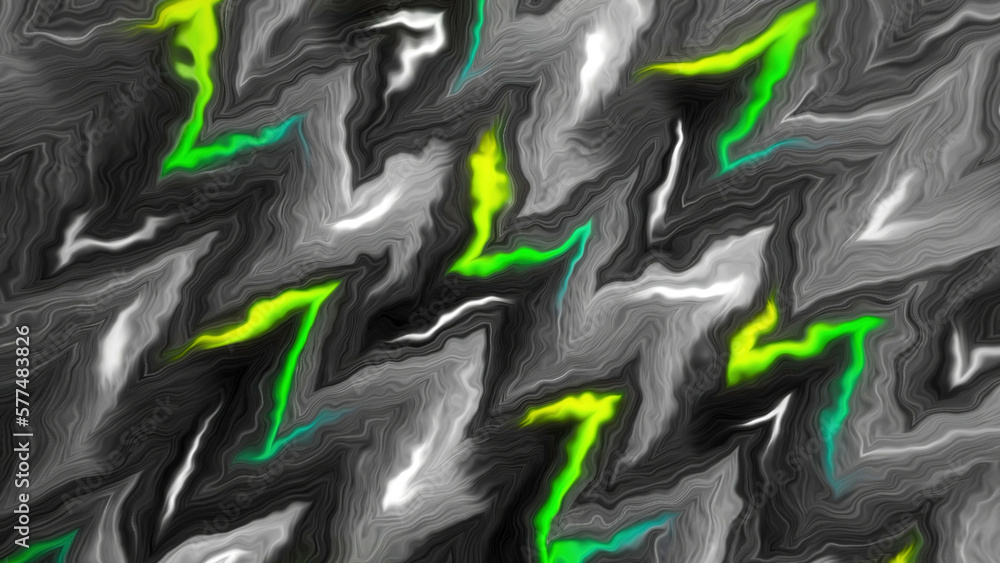 Poster pattern with curved lines and colorful stripes with water ripples. motion. stylish pattern with colo