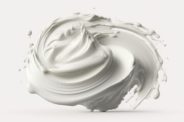 moisturizing cream lotion on isolated white background made by generative ai