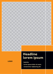 Minimalist Editable Geometric Book Cover Template
