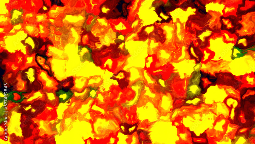 Poster flashing background with bright colorful spots. motion. computer lava background with flashing spots