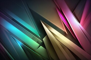 abstract colorful neon background, generative AI - obrazy, fototapety, plakaty