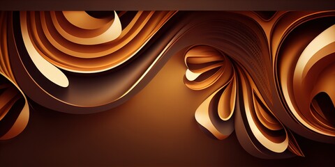 Fototapeta abstract burgundy background, orange background, generative AI obraz