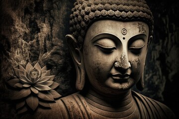 Buddha Statue, Generative ai