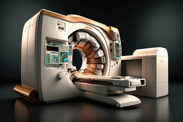 Advanced radiology center with state-of-the-art imaging technology for accurate and efficient diagnosis, generative ai