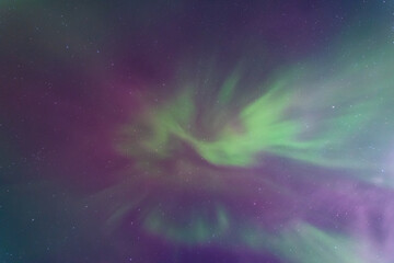 Shapes of northern lights