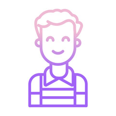 Obraz premium Man, male avatar icon