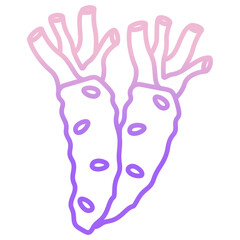 Fototapeta premium Wasabi icon