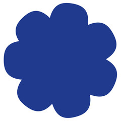 Flower shape illustration
