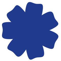 Flower shape illustration