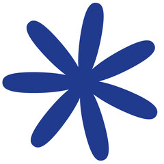 Flower shape illustration