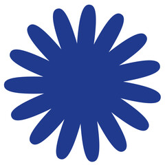 Flower shape illustration