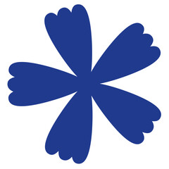 Flower shape illustration