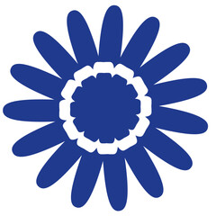 Flower shape illustration