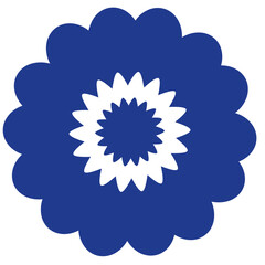 Flower shape illustration