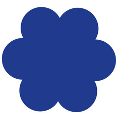 Flower Shape flat illustration