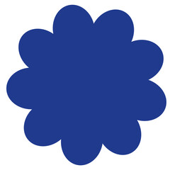 Flower Shape flat illustration
