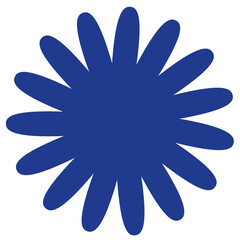 Flower Shape flat illustration