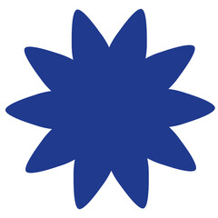 Obraz premium Flower Shape flat illustration