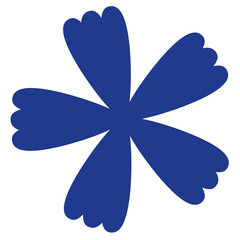 Flower Shape flat illustration