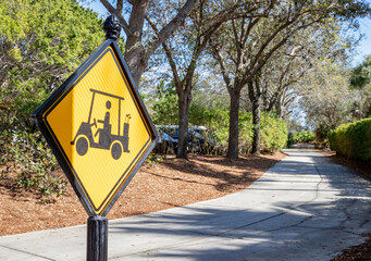 Golf cart path