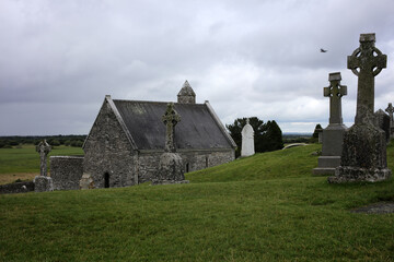 The monastery of Clonmacnoise - County Offaly - Ireland