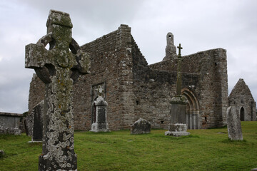 The monastery of Clonmacnoise - County Offaly - Ireland