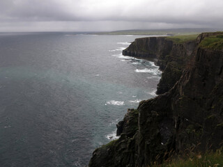 Fototapeta na wymiar The Burren way - Between Cliffs of Moher and Doolin - County Clare - Ireland