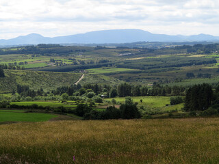 Fototapeta na wymiar View of the Kerry mountains from Taur - County Cork - Ireland