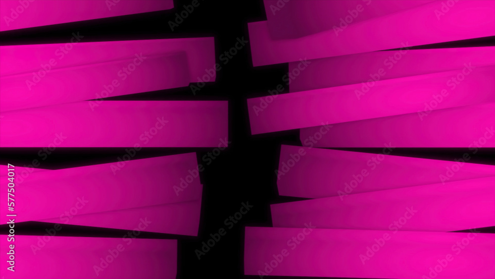 Aufkleber parallel colored stripes on black background. motion. horizontal stripes are crookedly parallel to e