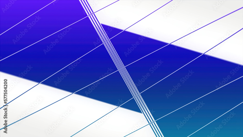 Poster animation with wavy line and triangles for transition. motion. stylish and simple animation with geo