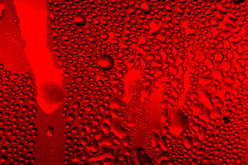 Ice cold glass fresh coca cola covered with water drops condensation Cold drink Drops of water cola drink background Raindrops texture Close up - obrazy, fototapety, plakaty