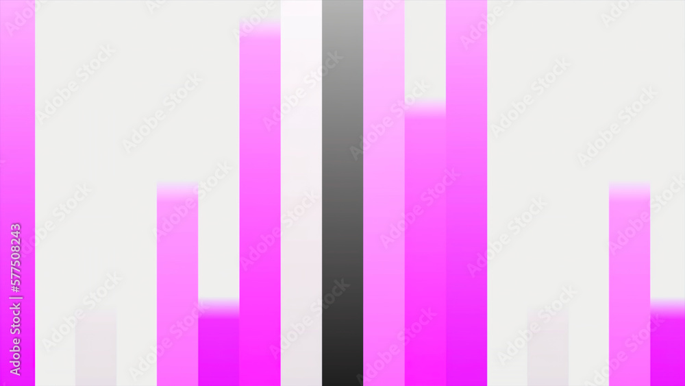 Aufkleber dynamic movement of colorful lines on white background. motion. beautiful simple stripes move at res