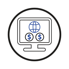 crowd funding icon vector