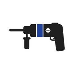 Electric tool drill machine icon