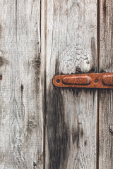 Door curtain. Background from wooden boards. Wood background